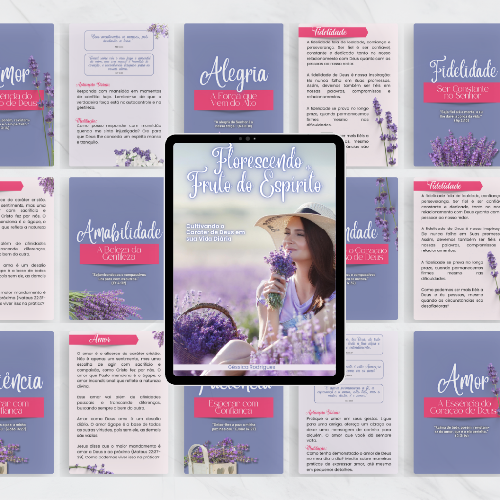 ebook para mulher cristã os frutos do espírito