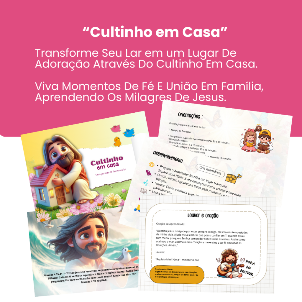 produtos cristão infantis - infoproduto cristão - criança abençoada - família cristã